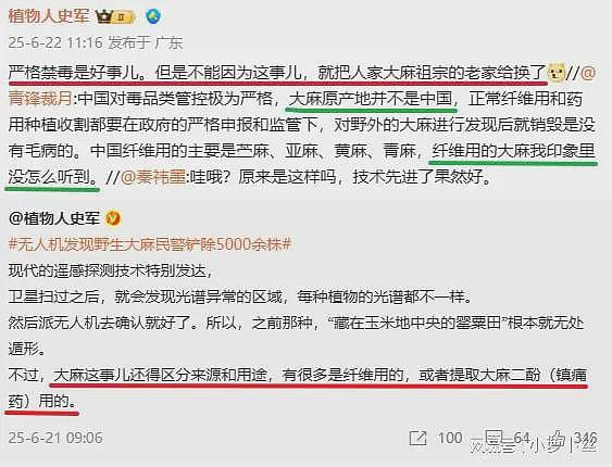 新疆铲除野生大麻5000余株，遭大V吐槽：那是本土品种，工业用的并非毒品（组图） - 4