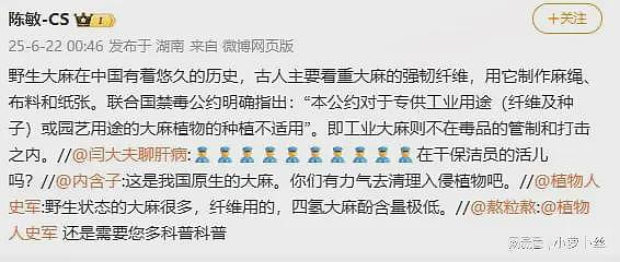 新疆铲除野生大麻5000余株，遭大V吐槽：那是本土品种，工业用的并非毒品（组图） - 6