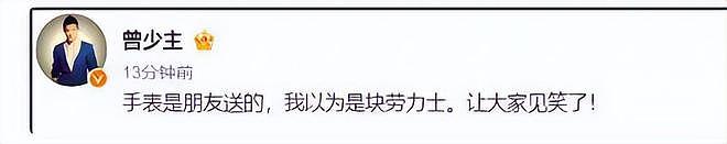 曾毅戴不雅手表,演唱会取消,还是坚持五五分账27年的玲花更清醒(组图) - 7