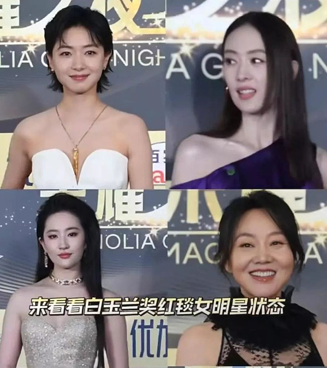 刘亦菲怼脸拍瘦了！白玉兰奖提名晚宴上神态自信（组图） - 16