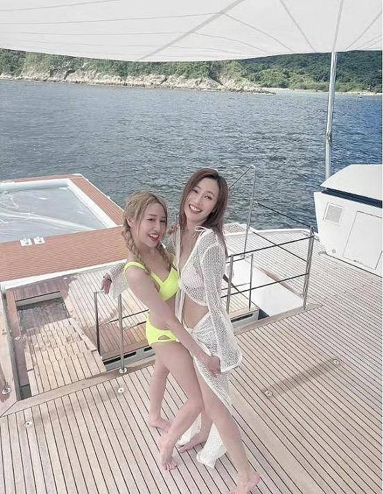TVB知名女星36岁生日，包豪华游艇开海上派对，满屏都是大长腿（组图） - 2