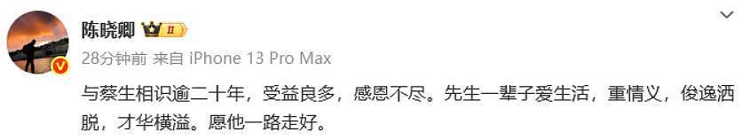 83岁蔡澜去世，在新加坡安葬，弟弟3月前刚去世，无儿女继承遗产（组图） - 13