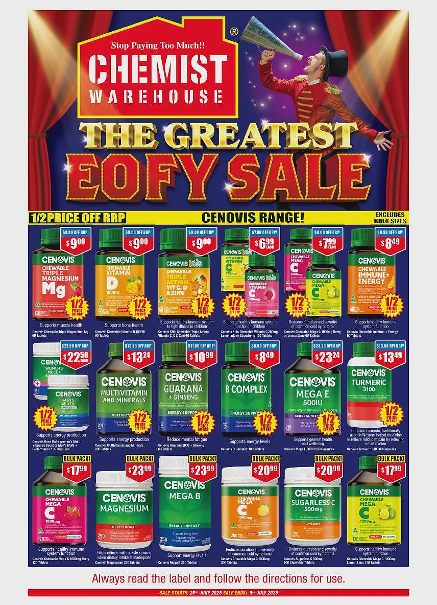 又到了良心周期!【Chemist Warehouse】药店最新一期优惠目录(组图) - 1