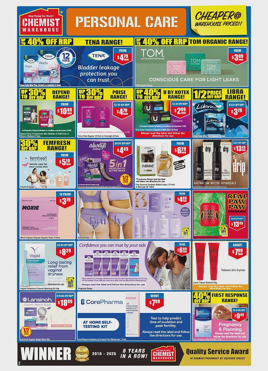 又到了良心周期!【Chemist Warehouse】药店最新一期优惠目录(组图) - 2