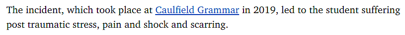 刚刚！墨尔本顶级私校Caulfield Grammar遭起诉！（组图） - 4