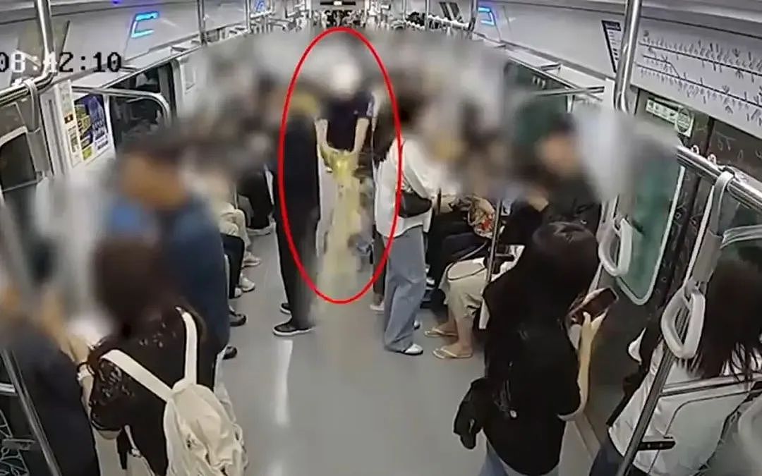 视频曝光！ 满载乘客地铁内男子泼油纵火，车厢瞬间成地狱！ 人群奔逃，孕妇中途摔倒（视频/组图） - 1