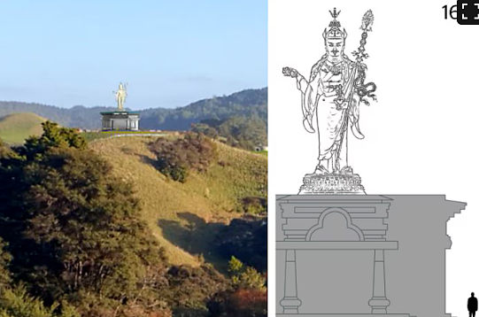 新西兰乡村惊现16.5米金色佛像，华人建造！Kiwi居民狂怒：“要求拆除”...（组图） - 3
