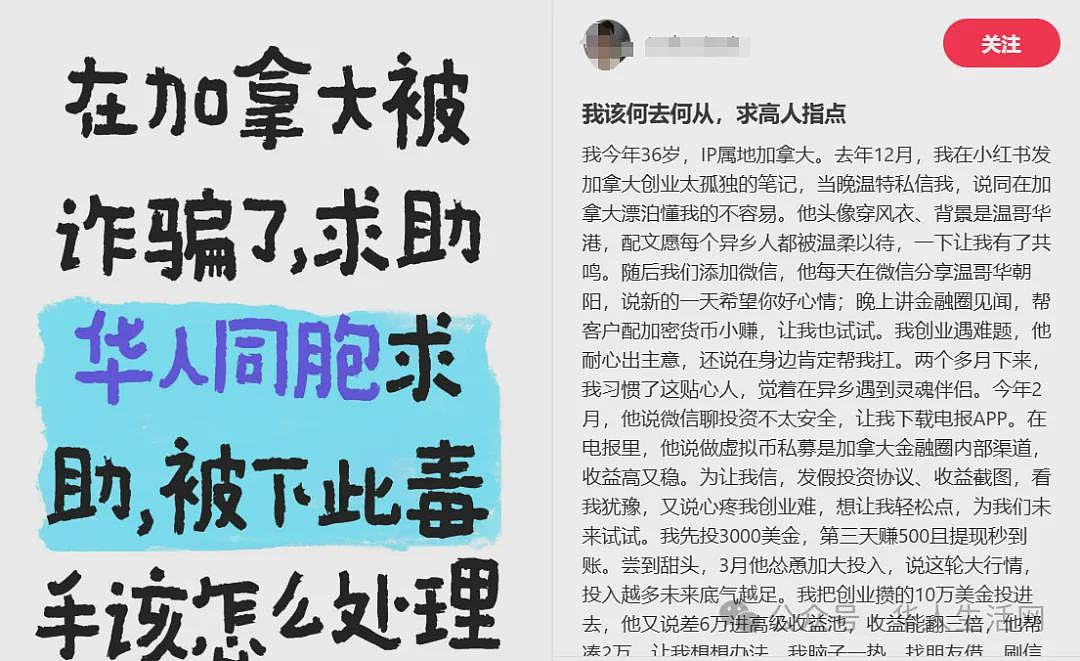 华人女子陷“杀猪盘”骗局,“投资”16万美元血本无归(组图) - 2