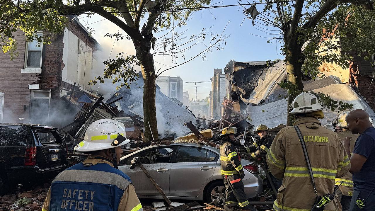 美国费城住宅区发生爆炸，1死2伤（组图） - 1