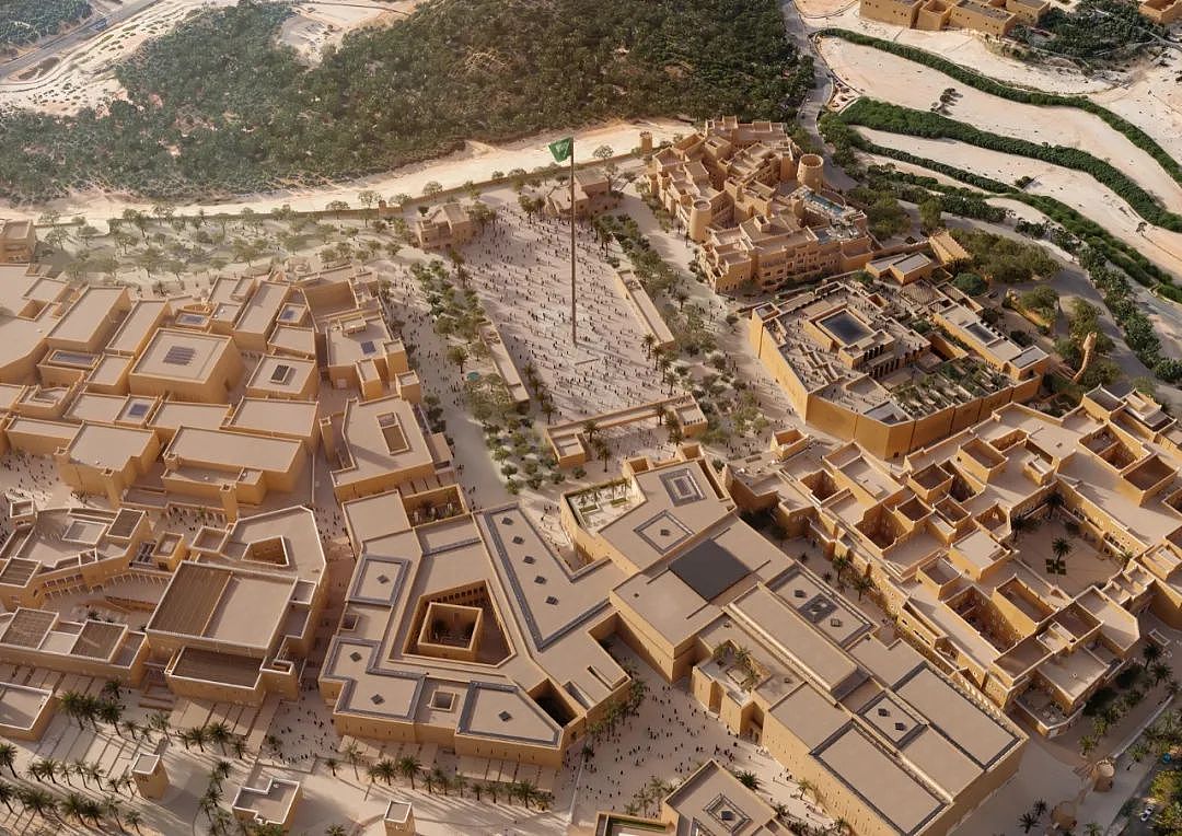 扎哈事务所打造全球首座土坯建筑!致敬600年沙特纳季建筑,放弃曲线、还玩起夯土!网友:确定是ZHA?(组图) - 2