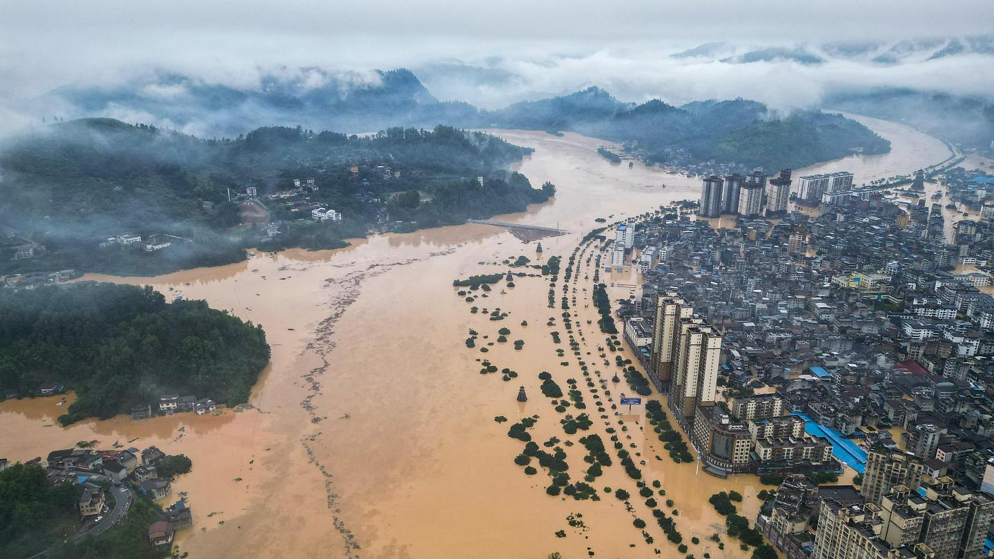 3天降水量=46个西湖，榕江大水从何而来（组图） - 2