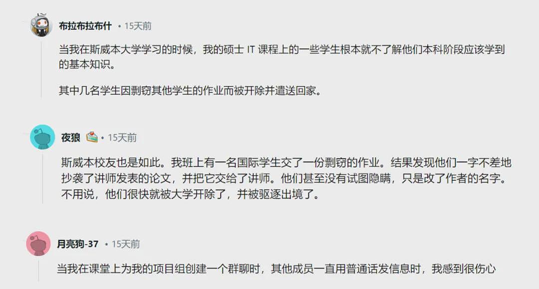 严查中国留学生！澳名校被曝用中文上课，唯一白人学生崩溃退学？外国同学：要疯了..（组图） - 14