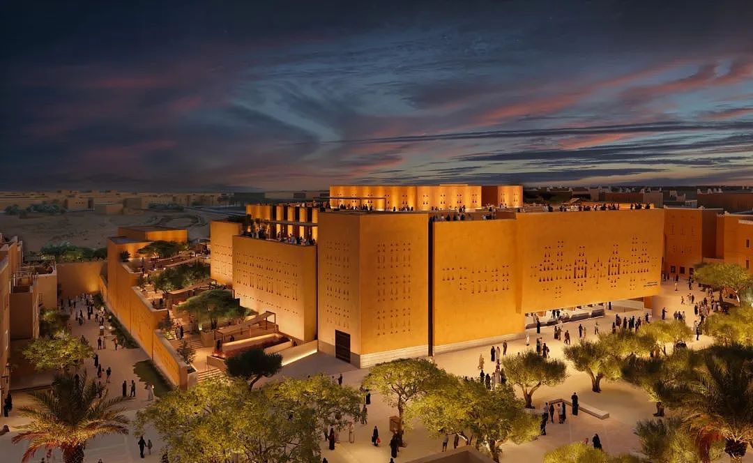 扎哈事务所打造全球首座土坯建筑!致敬600年沙特纳季建筑,放弃曲线、还玩起夯土!网友:确定是ZHA?(组图) - 13