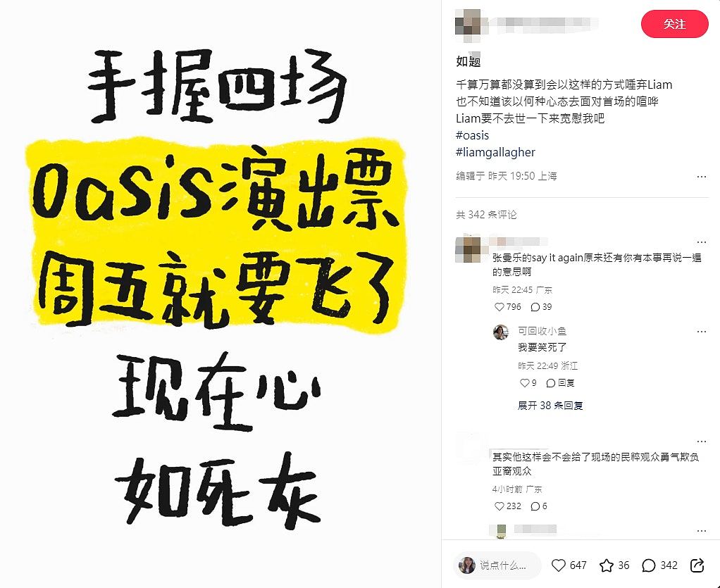 “Chingchong”Oasis亚洲巡演在即发种族歧视言论,遭中韩粉丝抵制(组图) - 5