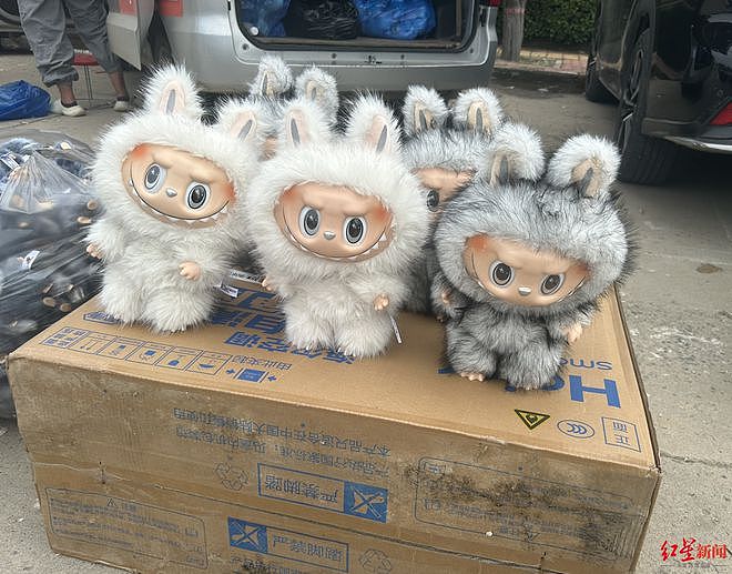 衡水盗版LABUBU大集“就像卖菜一样摆摊卖”，官方回应（组图） - 1