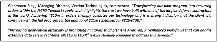 【异动股】人工智能公司Vection Technologies (ASX：VR1)签署440万澳元北约国防订单 - 3