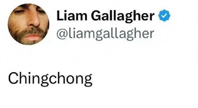 疑似发表辱华言论,绿洲乐队主唱道歉(组图) - 1