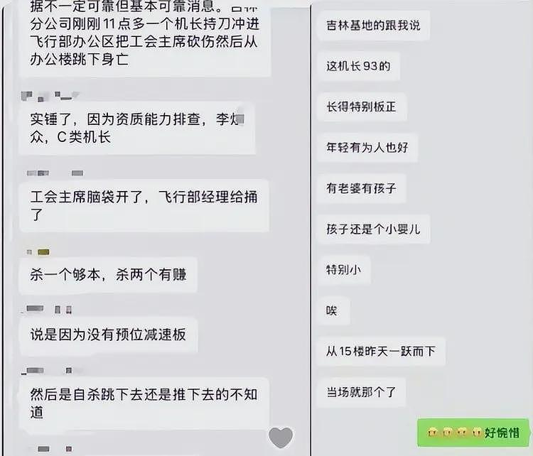 南航机长跳楼自杀真相：人情世故让10年努力清零，几十位好友发声（组图） - 4