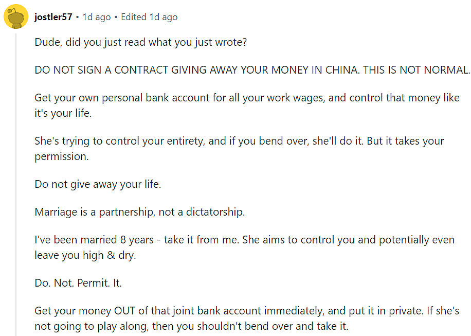新婚不久，中国妻子突然来一句话，外国丈夫脸都绿了…（组图） - 10