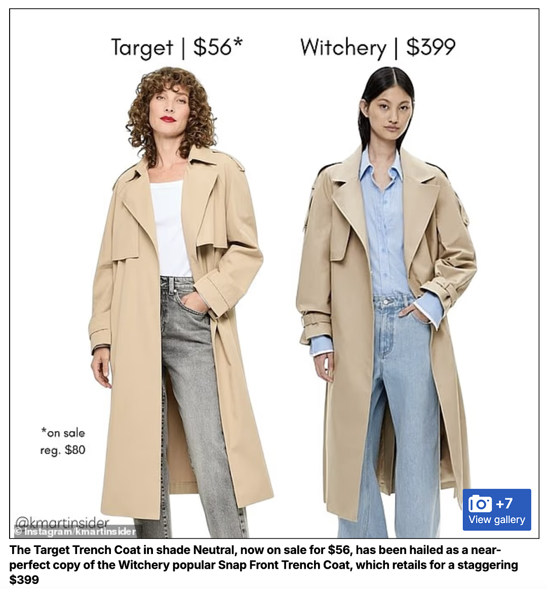 只要$56刀！Target 的风衣竟能媲美 $399 大牌，妈妈们心动了吗？（组图） - 10