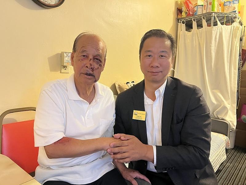 93岁知名侨领，超市外遭劫匪残忍拖行（图） - 2