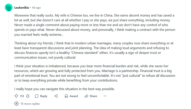 中国媳妇逼疯外国老公!新婚不久妻子突然说了一句话,他直接破防了...(组图) - 11