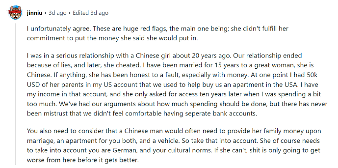 中国媳妇逼疯外国老公!新婚不久妻子突然说了一句话,他直接破防了...(组图) - 5