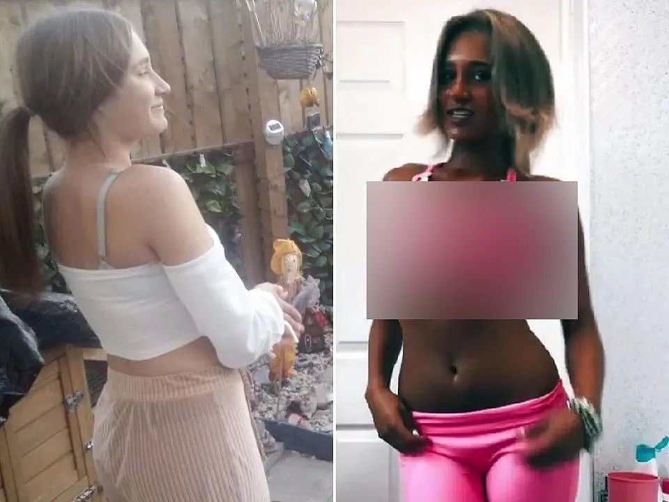 白人妹子美黑上瘾，每天把自己“烤焦”！浑身长痣都停不下来，人种都变了...（组图） - 1