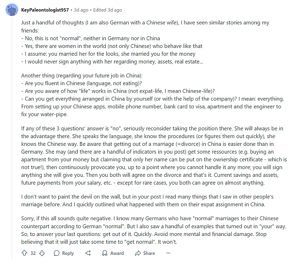 中国媳妇逼疯外国老公!新婚不久妻子突然说了一句话,他直接破防了...(组图) - 10