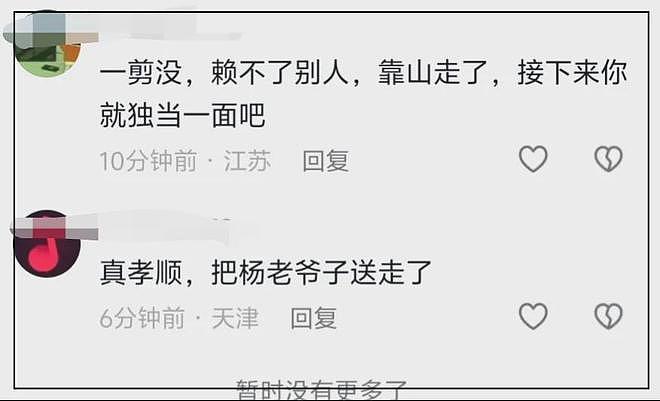李金斗称杨少华午休时辞世,安详无痛苦,小儿子杨议被批消费老爹(组图) - 8