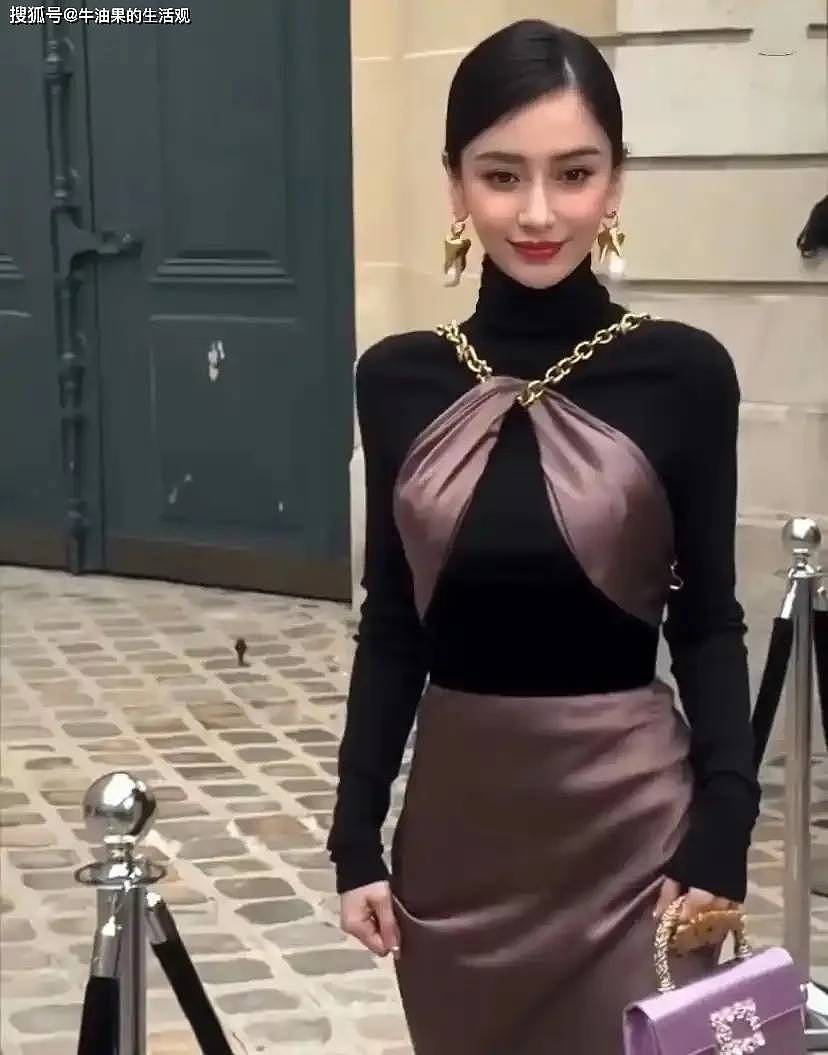 杨颖穿透视装出席巴黎时装周，36岁还在走颜值路线（组图） - 6