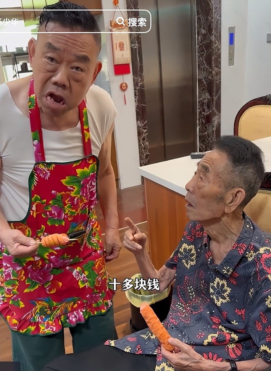 杨少华离世当天，儿子给他吃淀粉肠，抬手说话被打断，网友炸锅（组图） - 13