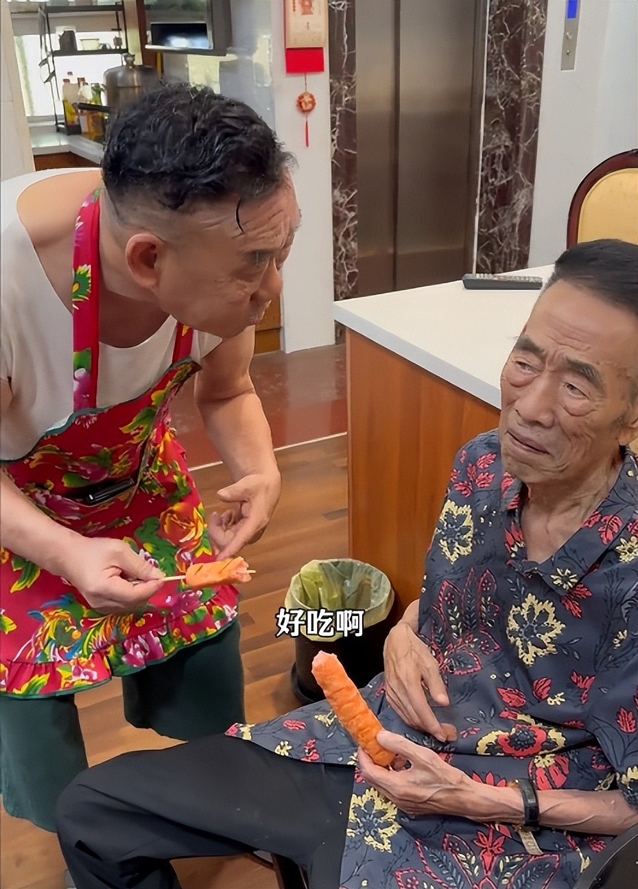 杨少华离世当天，儿子给他吃淀粉肠，抬手说话被打断，网友炸锅（组图） - 14