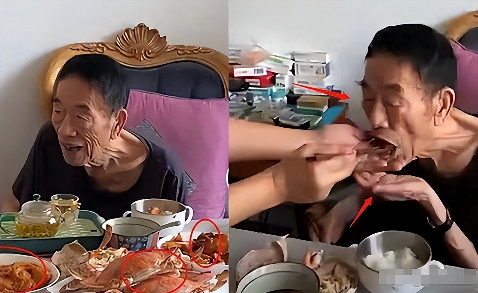 杨少华离世当天，儿子给他吃淀粉肠，抬手说话被打断，网友炸锅（组图） - 9