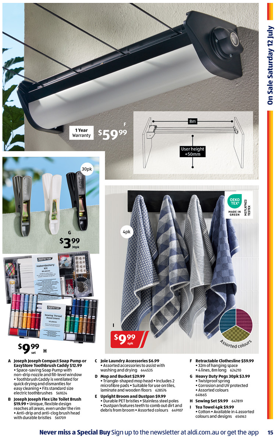 对于衣服是讲究的！【Aldi】7月12日起特价品（组图） - 6