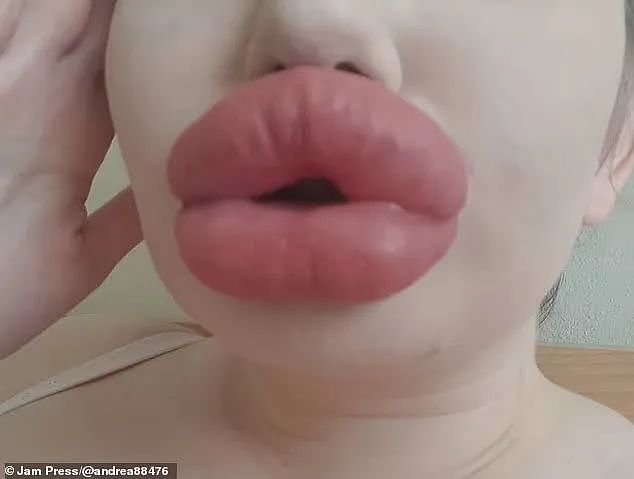 女子整容成超级巨唇，在看牙时遭医生拒诊！医生：你嘴唇太大，没办法啊...（组图） - 11