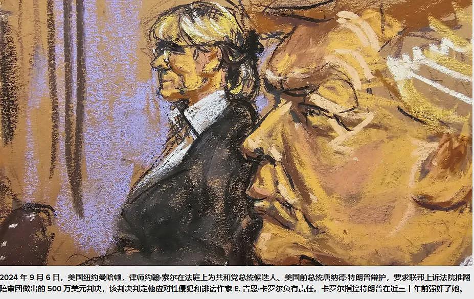 判了！川普性侵罪成，赔偿女作家500万美元（组图） - 3