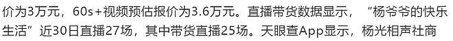 杨少华带货价格曝光！一条3万一天拍十几条，自曝被儿子当驴使唤（组图） - 8