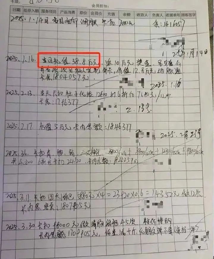 安徽合肥，一男子在理发店充值430多万，灌肠一次30万、肚子排湿1万多...（组图） - 3