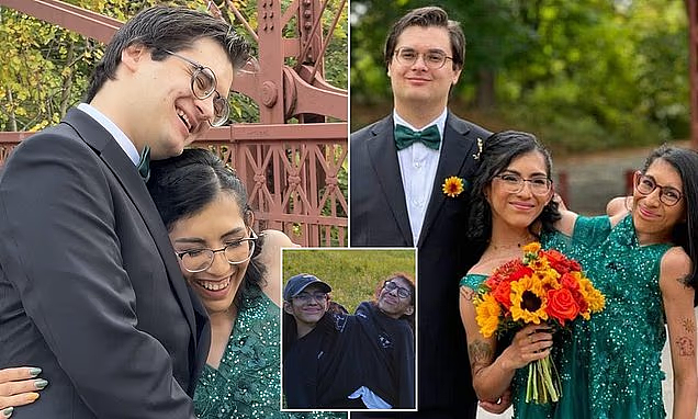 美25岁连体双胞胎嫁同一男人？姐姐和网友奔现结婚，妹妹却称单身主义没嫁人（组图） - 2