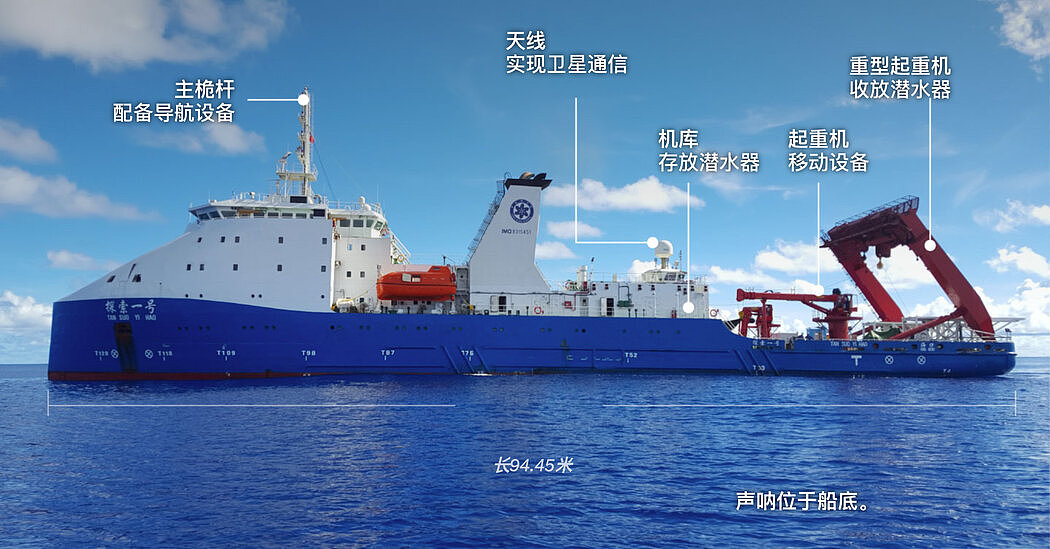 中国海洋探索新时代：科考船勘测潜在冲突前线地带（组图） - 2