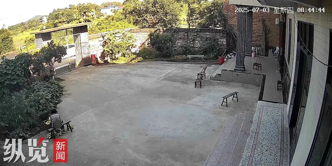 监控拍下老人离世前后让人泪目，早上提农具出门干活，6小时后院里搭起白事帐篷（视频/组图） - 5