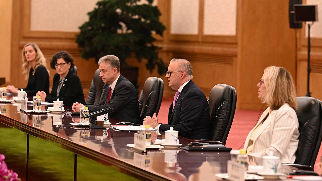 澳洲总理阿尔巴尼斯北京晤习近平，称欢迎中澳自由贸易合作进展（组图） - 1
