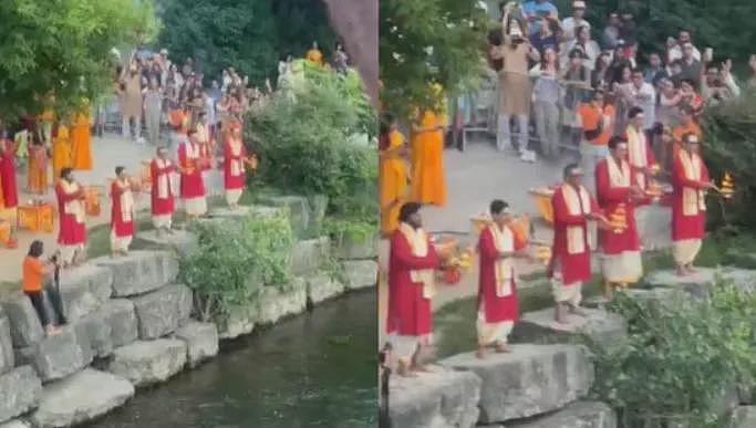 震惊全网！ 印度人在加拿大河岸举行“恒河仪式“， 高喊： 我们只是印度人（组图） - 2