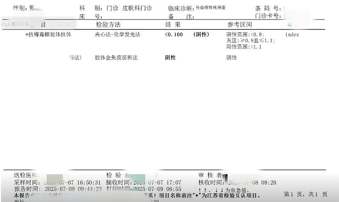 全网第一！健身小鲜肉承认约炮“红姐”，公开性病检测报告（组图） - 2