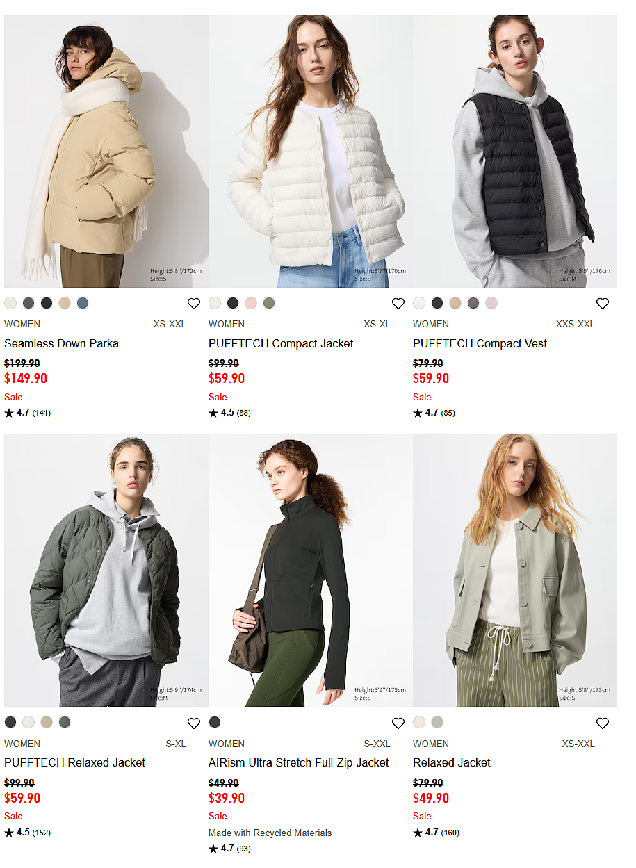 【Uniqlo优衣库】 澳洲 冬季特卖 + 多重折上折（组图） - 1