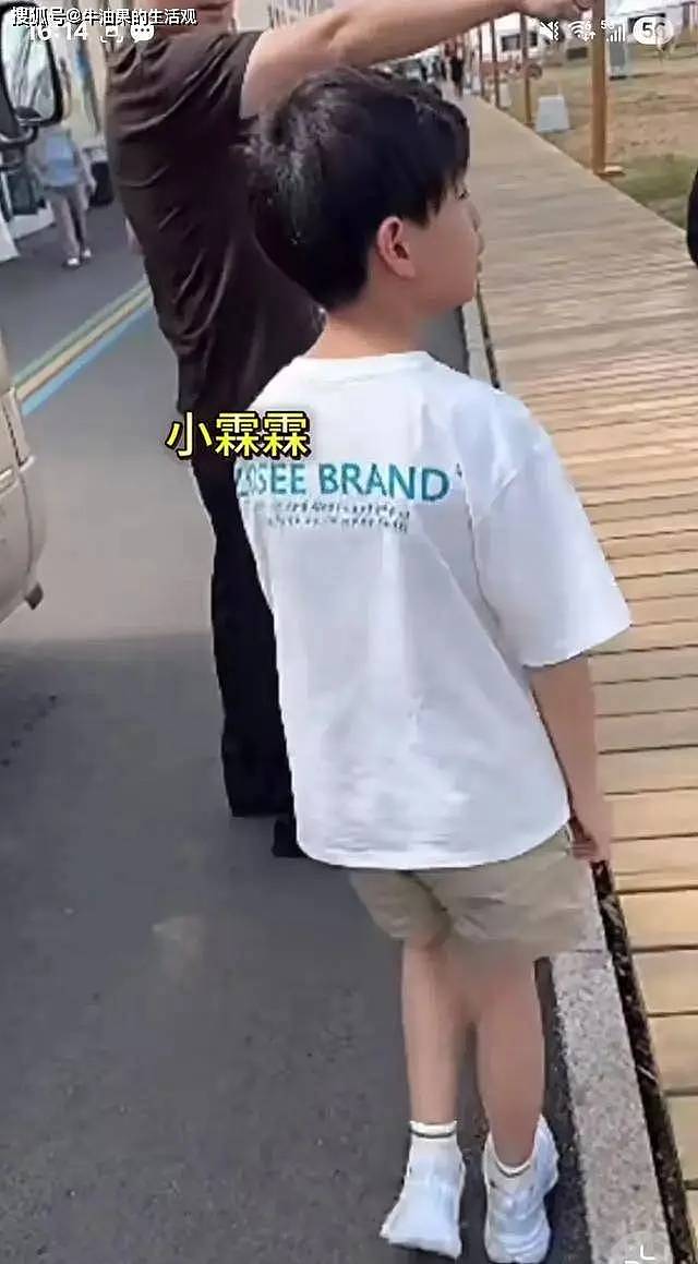 汪小菲带儿女去大草原玩,玥儿箖儿正面照曝光,背影神似大S(组图) - 1