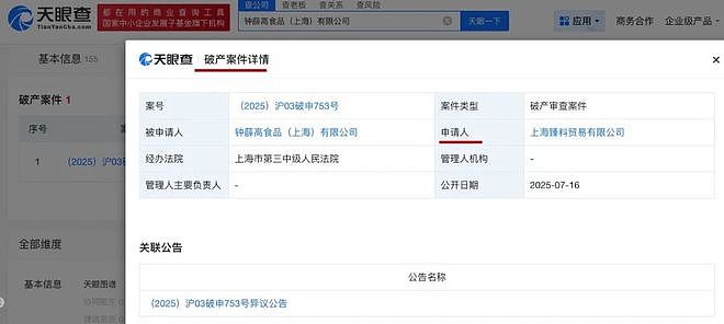 钟薛高彻底凉凉,申请破产!21家分支全注销(组图) - 2