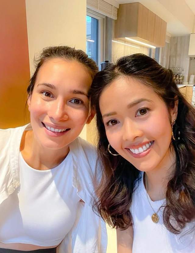 卢靖姗公开二胎预产期，挺大孕肚健身还抱着30斤的女儿，状态真好（组图） - 4