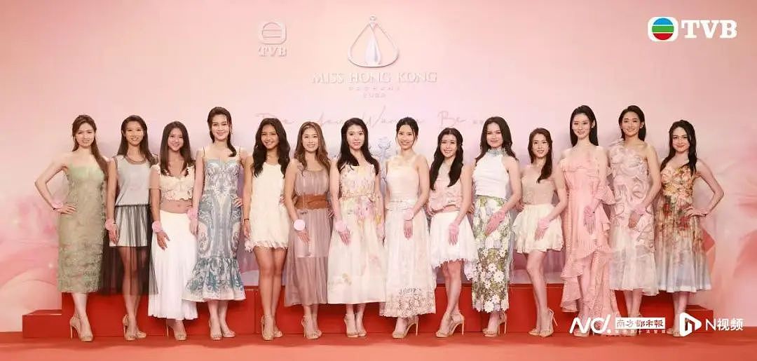 港姐14强集体亮相！高颜值、高学历、多才艺、海归背景，卷疯了（组图） - 1